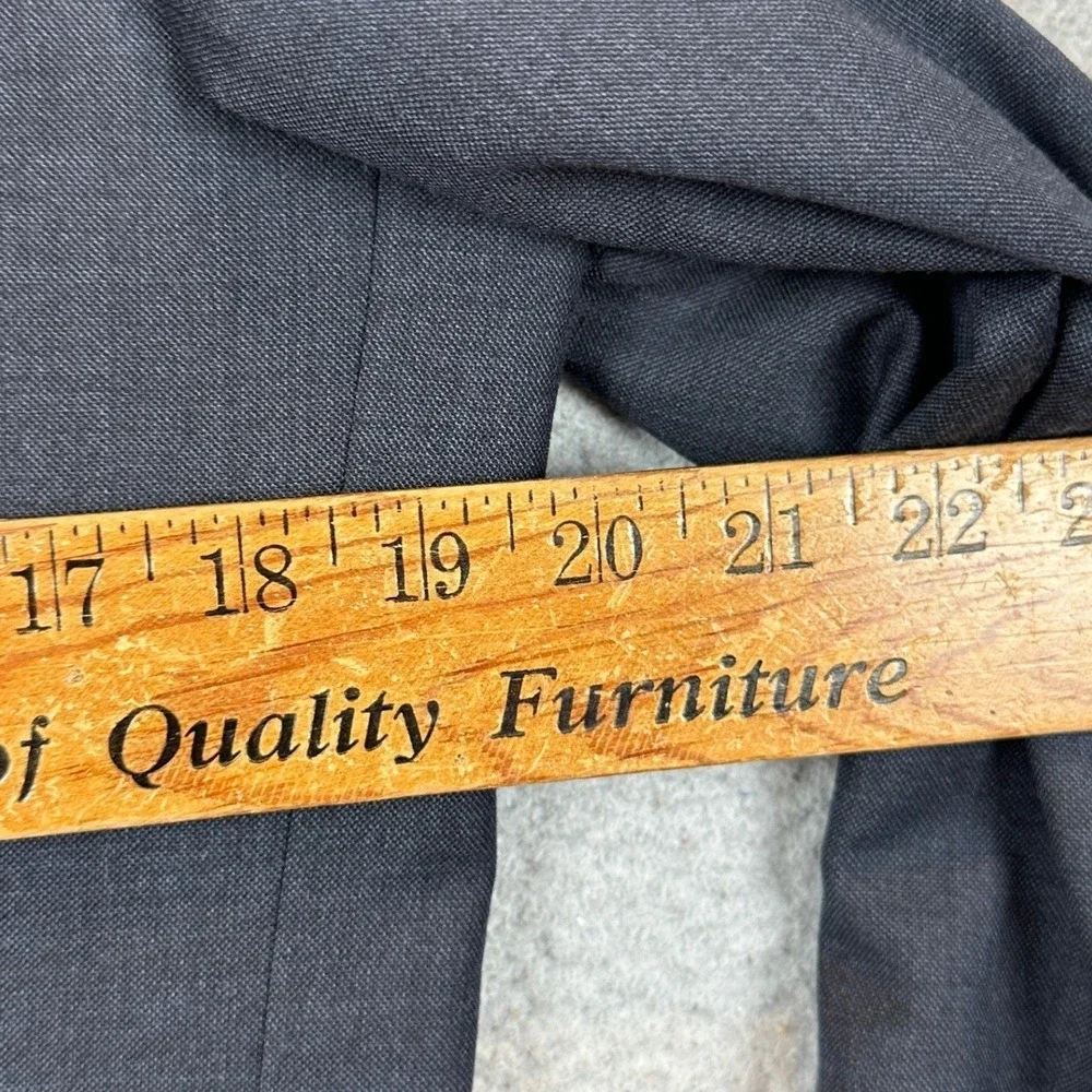 J Crew Ludlow Blazer Men 40L Charcoal Grey Italian Wool Tollegno 1900 Sport Coat